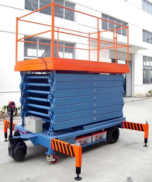 广东助力行走剪叉式高空作业平台